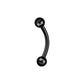Curved - Black - 16g - Barbell