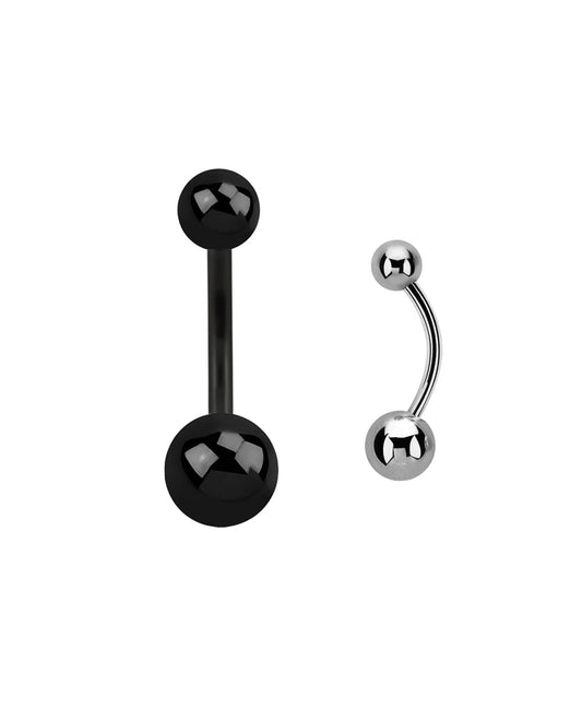 Black - 14g - Navel Barbell