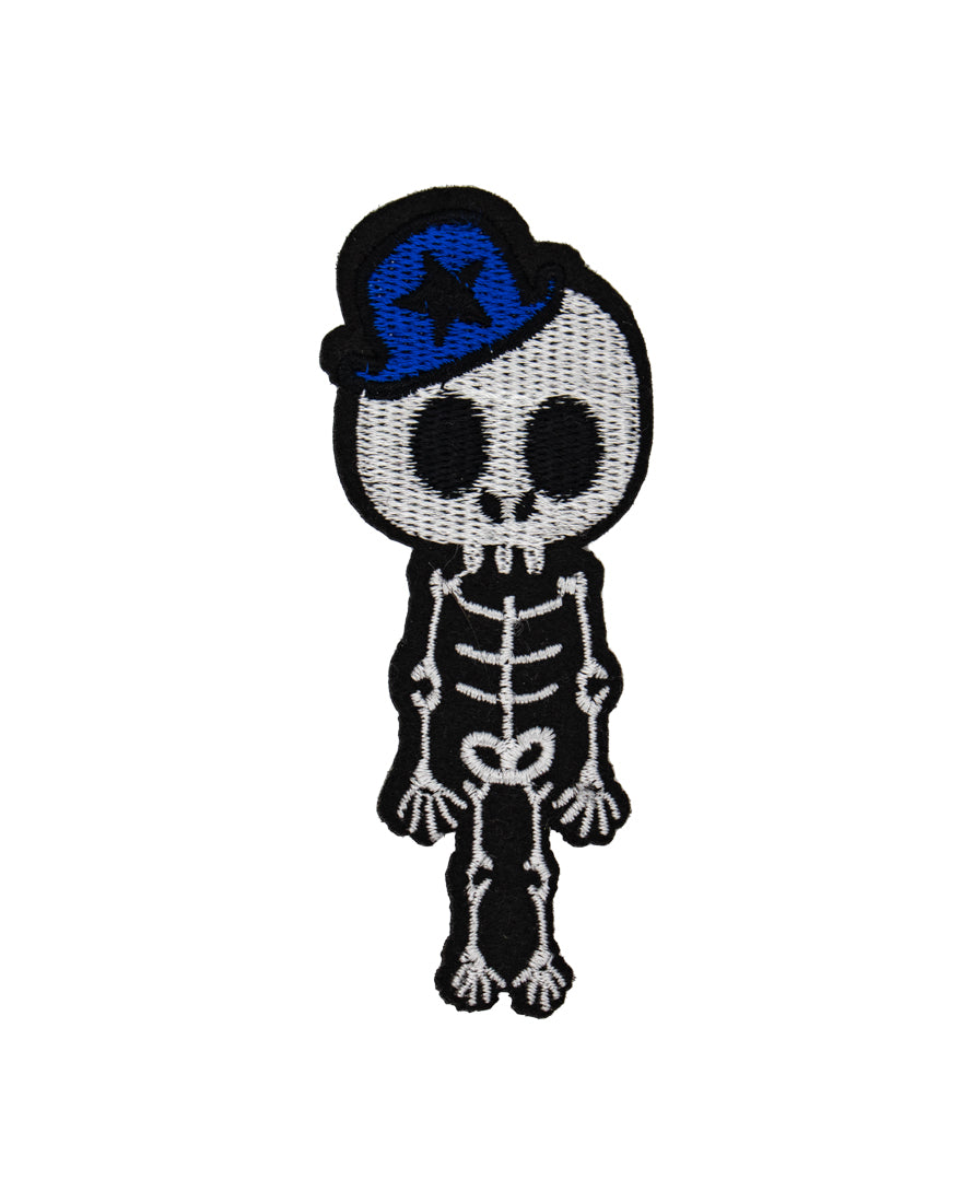 Blue Hat Skeleton - Patch