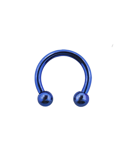 Blurple - 16g - Horseshoe Ring