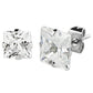 Clear - Square Gem - 3mm-5mm