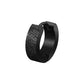 Frosted Black 4mm - 16g - Hinged Huggie