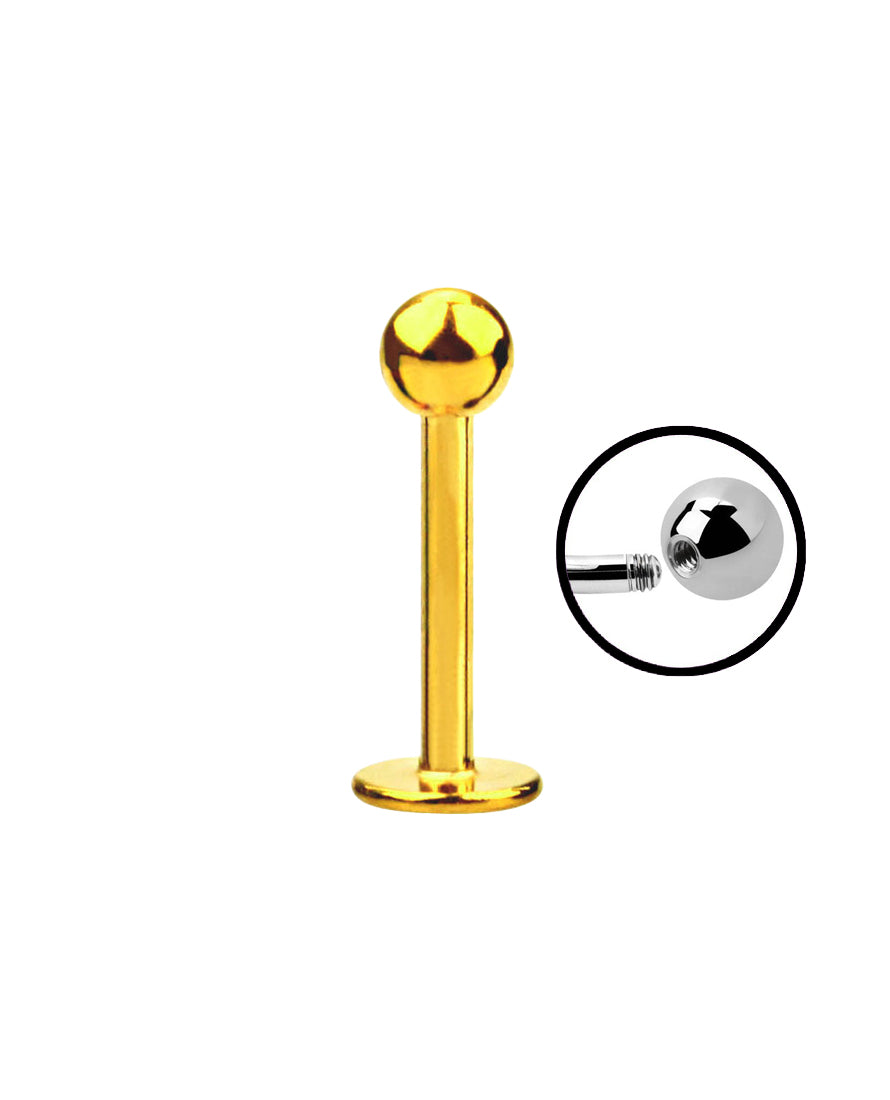 Gold - 16g - Flat Back