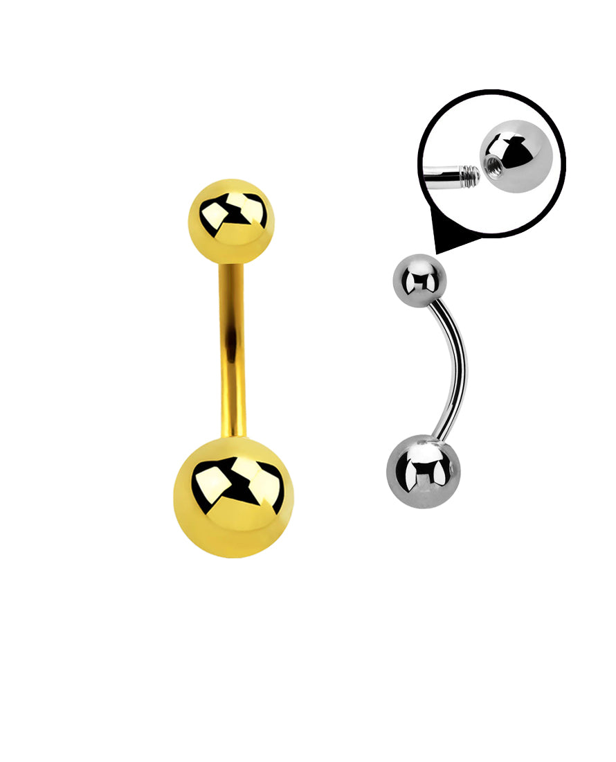 Gold - 14g - Navel Barbell