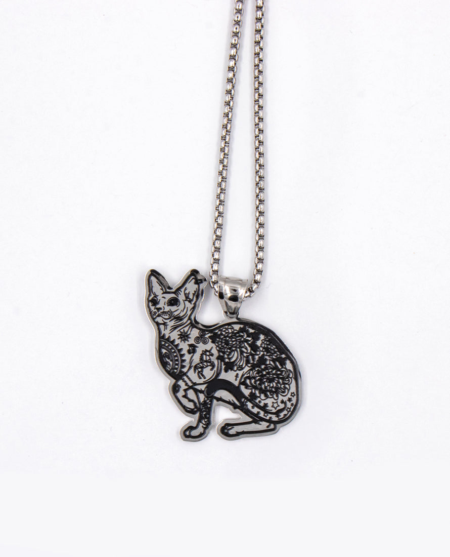 Tattooed Sphynx - Necklace