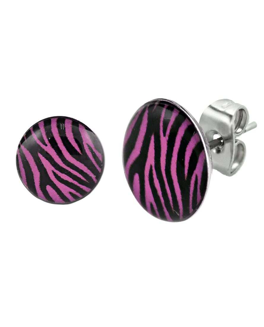Pink Zebra - Round