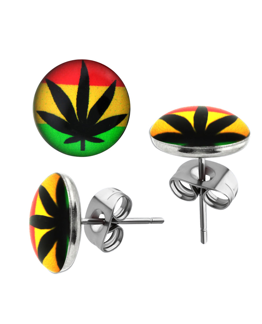 Rasta Leaf - Round