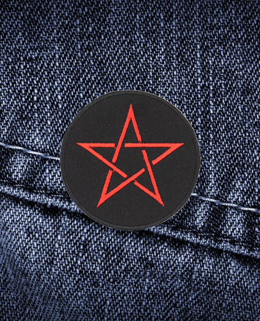 Red Pentagram - Patch