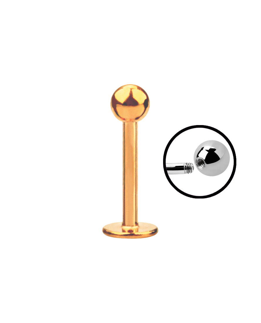 Rose Gold - 16g - Flat Back