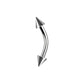 Spike - Curved - Steel - 16g - Barbell
