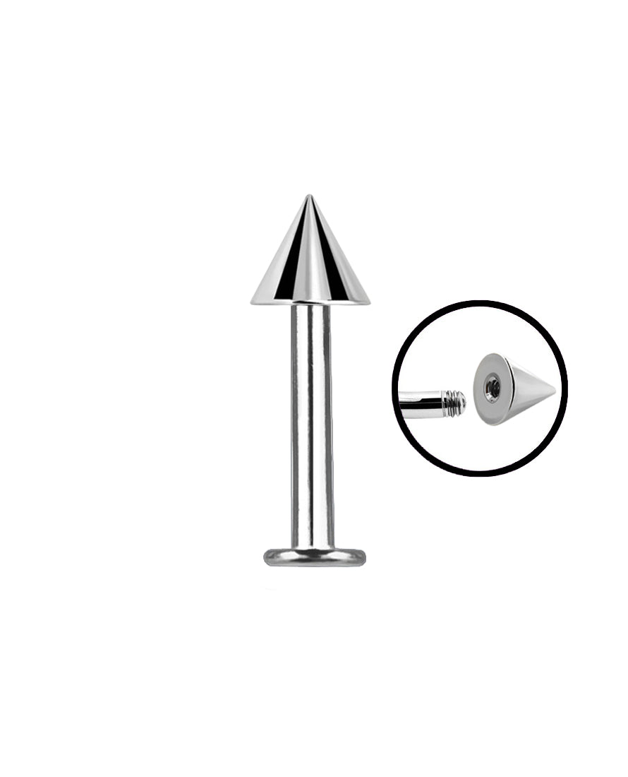 Steel - Spike - 16g - Flat Back