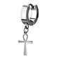 Ankh Cross - Dangly - 16g - Steel - 4mm Huggie