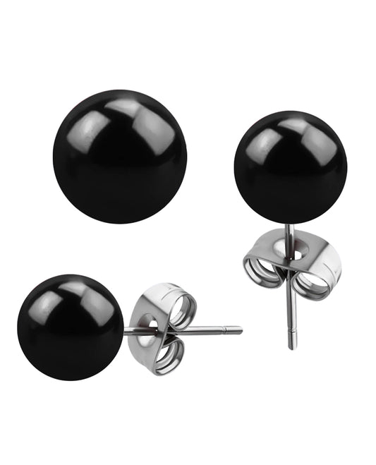 Black - Ball - 2.5mm-5mm