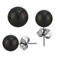 Frosted Black - Ball - 3mm-5mm