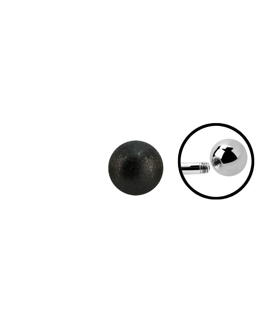 14g - Frosted Black - Ball End