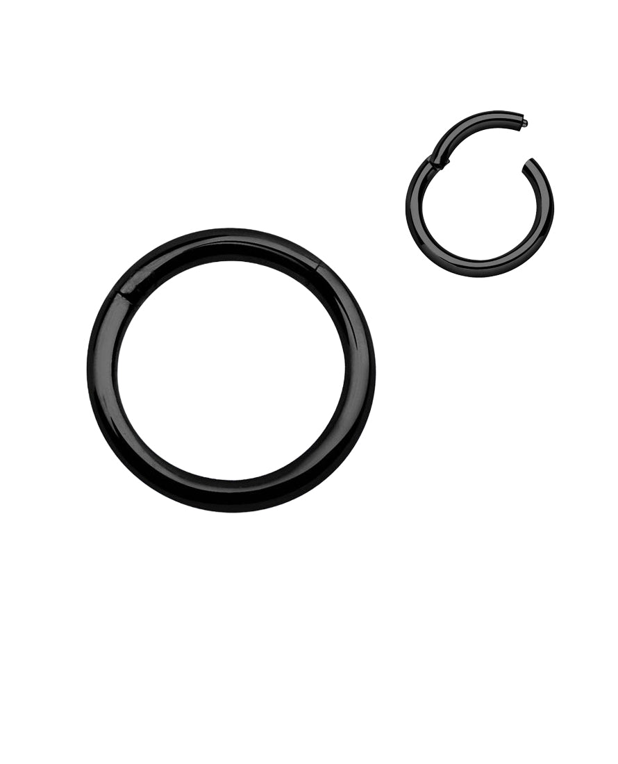 Black - 16g - Hinge Ring