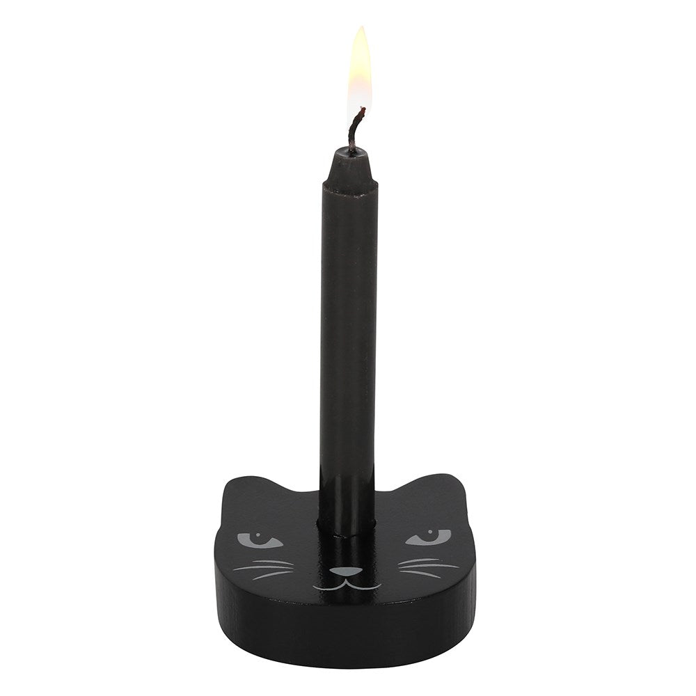 Black Cat - Spell Candle Holder