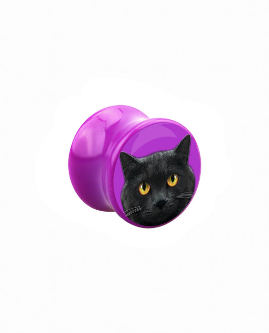 Black Cat - Acrylic Plug