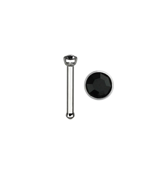 Black Gem - 18g - Nose Bone