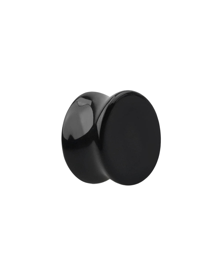 Black Onyx Stone Plug