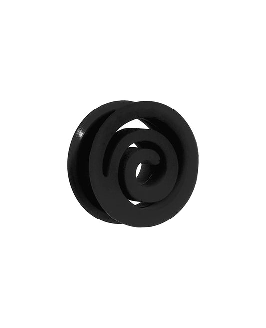 Spiral - Black - Silicone Tunnel