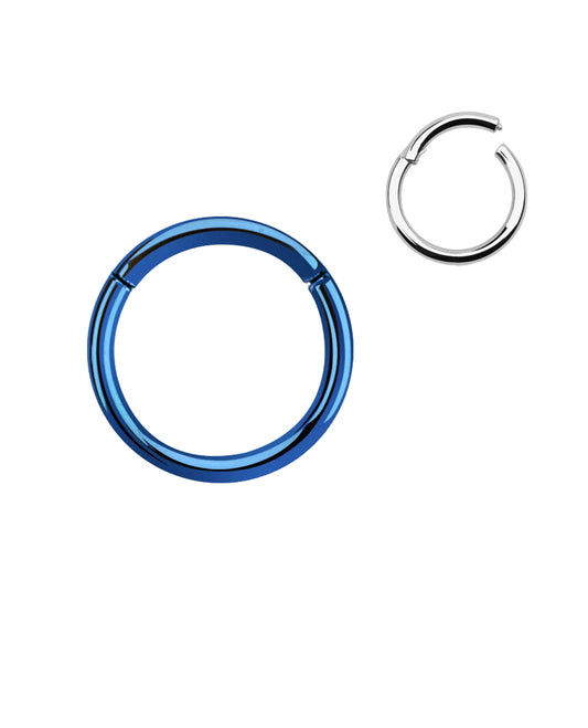 Blue - 18g - Hinge Ring