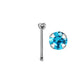 Blue Claw/Gem - 20g - Nose Bone