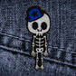 Blue Hat Skeleton - Patch