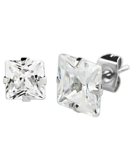 Clear - Square Gem - 3mm-5mm