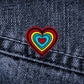 Coloured Heart - Patch