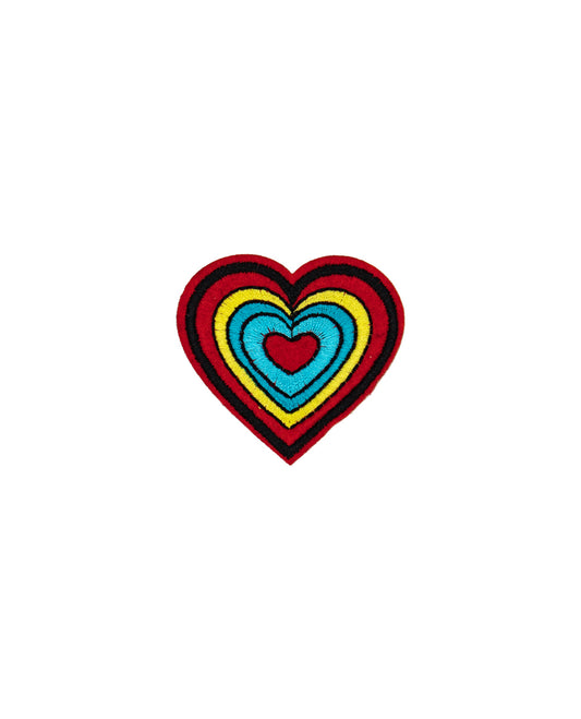 Coloured Heart - Patch