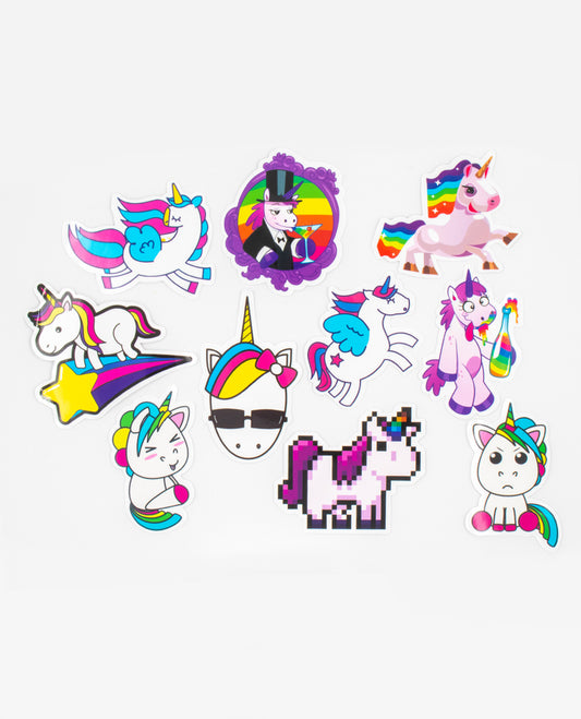 Crazy Unicorns - 10 Pack