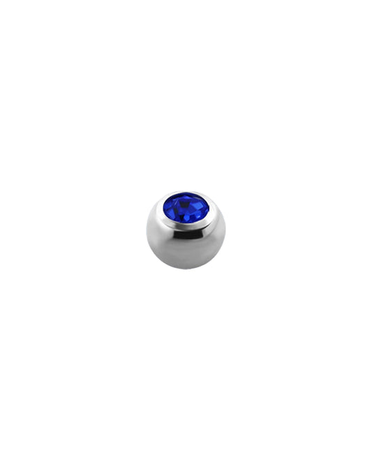 16g - Dark Blue - Gem Ball End