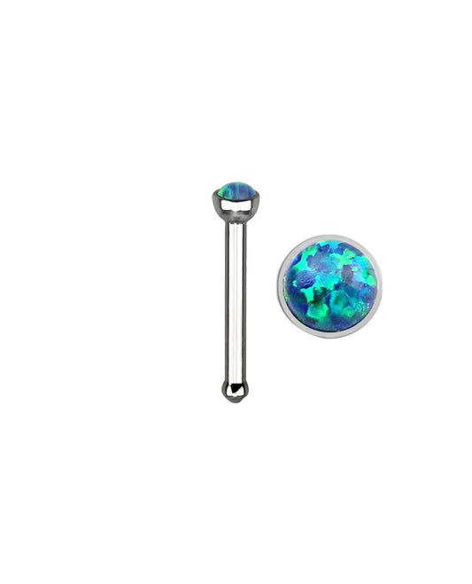 Dark Blue Opal - 18g - Nose Bone