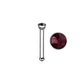 Dark Garnet Gem - 18g - Nose Bone