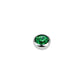 16g - Dark Green - 3mm Gem - Half Ball End