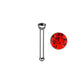 Dark Red Gem - 18g - Nose Bone