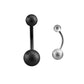 Frosted Black - 14g - Navel Barbell
