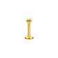 Gold - 18g - Flat Back