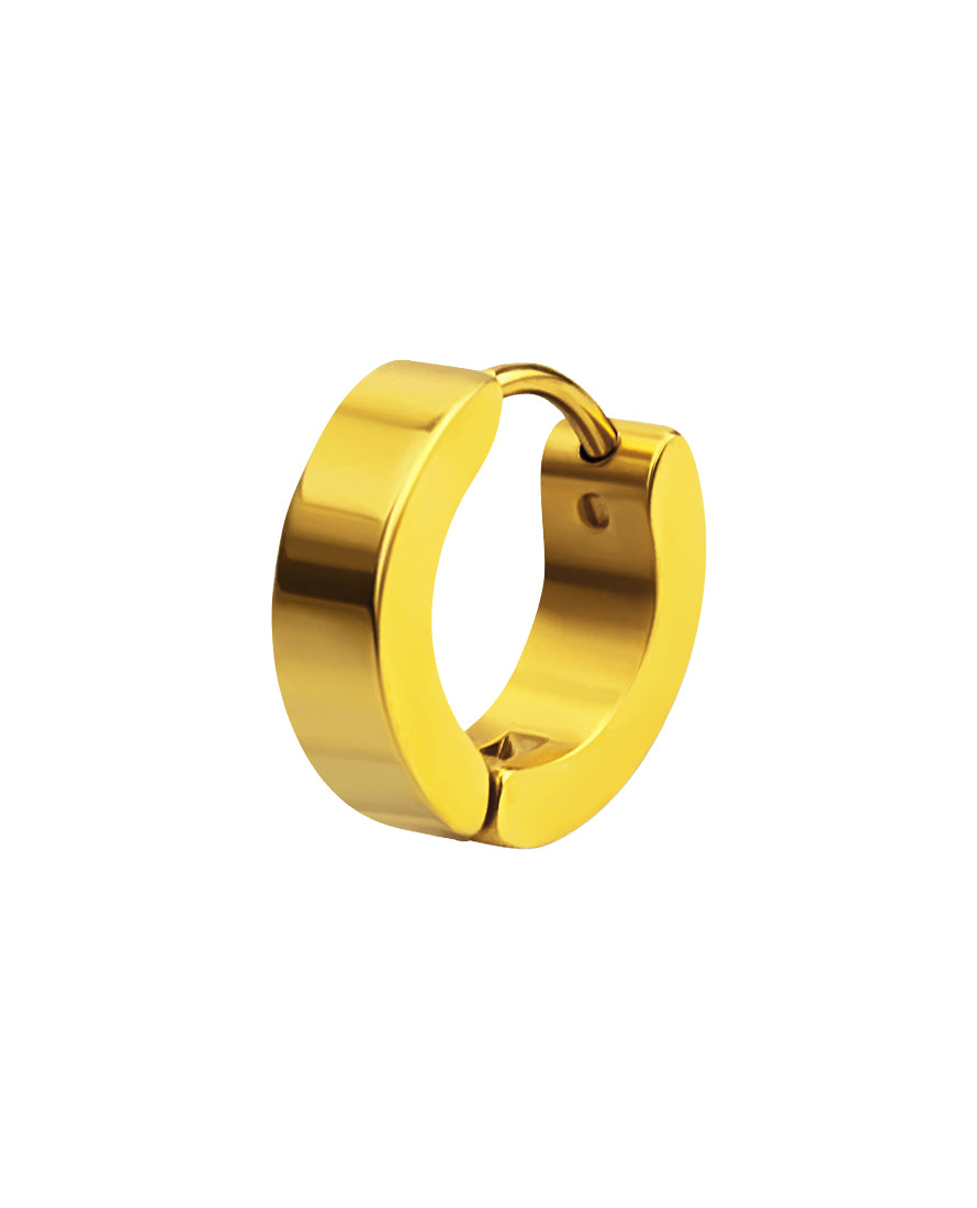 Gold 4mm - 16g - Hinged Huggie