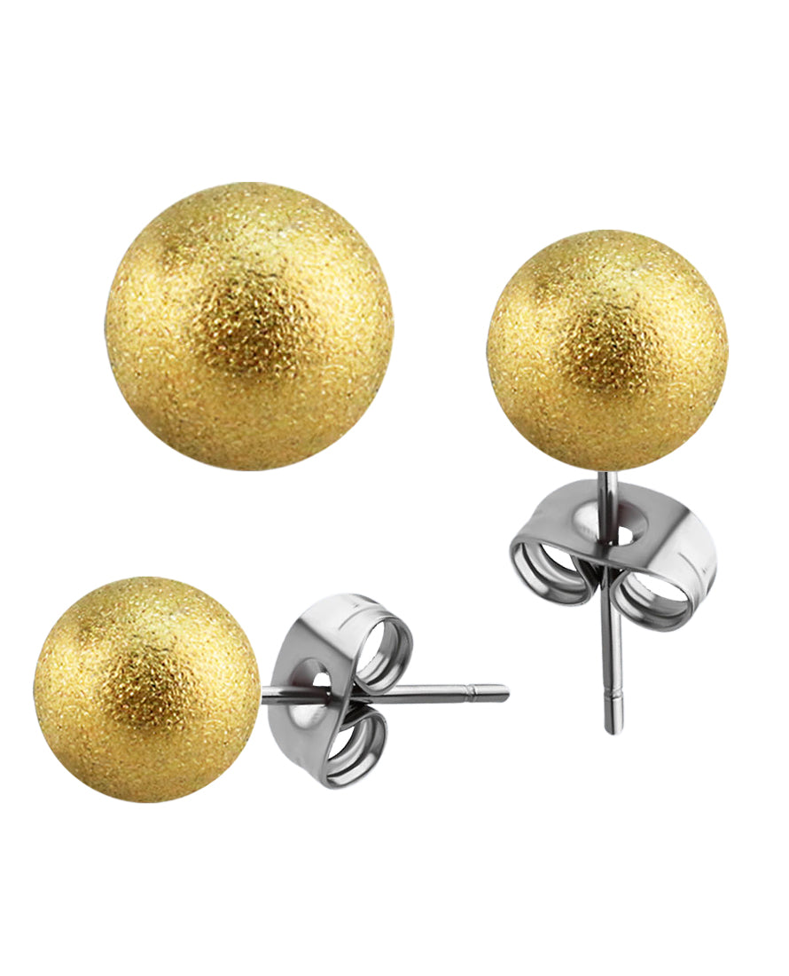 Frosted Gold - Ball - 3mm-5mm