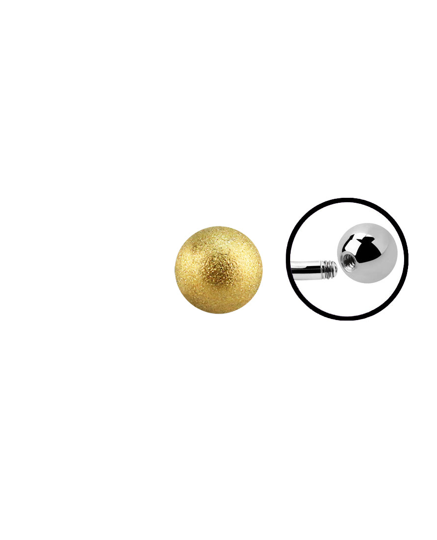 14g - Frosted Gold - Ball End