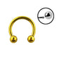 Gold - 16g - Horseshoe Ring