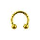 Gold - 16g - Horseshoe Ring