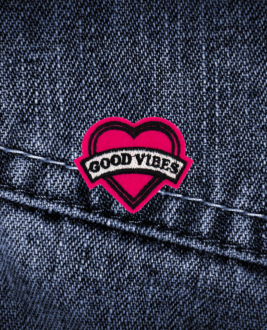 Good Vibes Heart - Patch