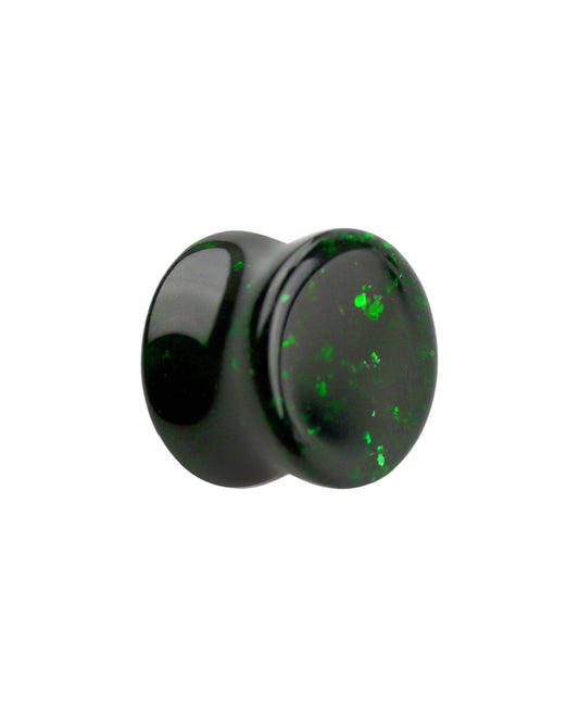 Green Glitter Sandstone Plug