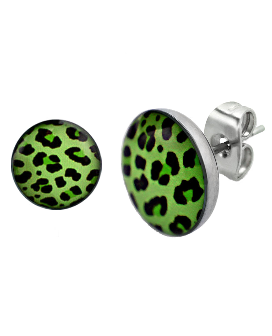 Green Leopard - Round