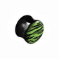 Green Zebra - Acrylic Plug