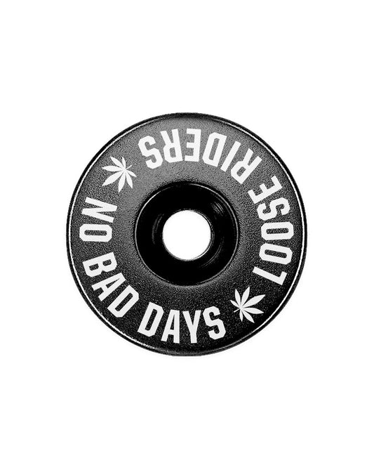 No Bad Days (Black) - Stem Cap