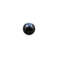 16g - Light Blue Gem/Black Ball End
